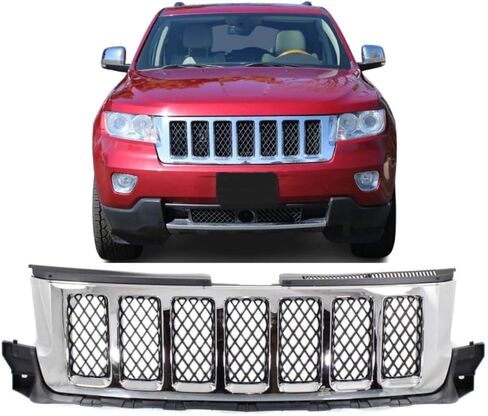 Front Grille Compatible with 2011-2013 Jeep Grand Cherokee in Saudi Arabia