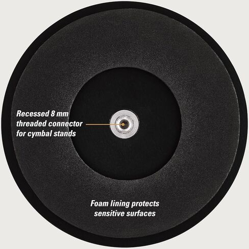 6" Marshmallow Drum Practice Pad for Ultra-Quiet Sticking, Medium Rebound and Mountable on Cymbal Stands in Saudi Arabia