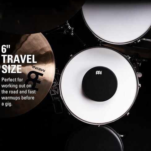 6" Marshmallow Drum Practice Pad for Ultra-Quiet Sticking, Medium Rebound and Mountable on Cymbal Stands in Saudi Arabia