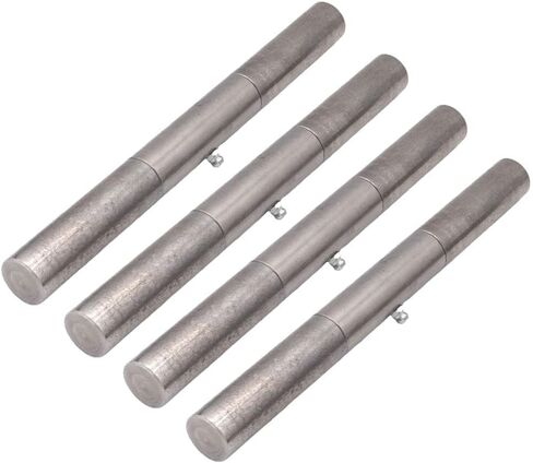 Mytee Products 2 Pack 10" Heavy Duty Steel Weld-On Greaseable Trailer Ramp Door Hinge – Steel Smooth Swing Barrel Design, Ideal for Utility Trailers, Ramps & Truck Doors in Saudi Arabia