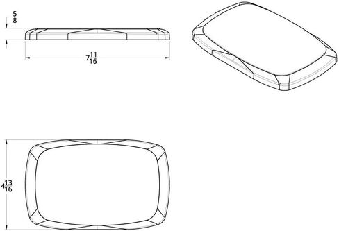 CTW Chrome Rectangular Speaker Cover Peterbilt 389 2008-21, 388 2008-14, 335 2006-14 in Saudi Arabia
