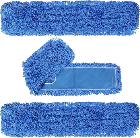 3 Pack 36 Inch Dust Mop Replacement Head Washable Medium Microfiber Mop Head for Commercial and Residential Use in Saudi Arabia