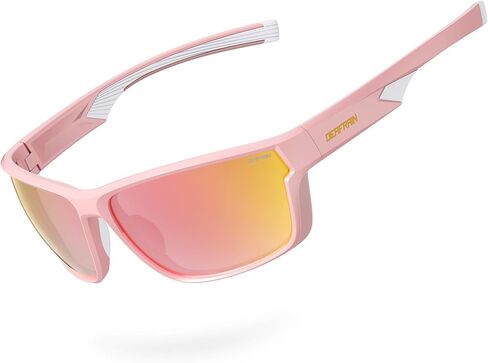 DEAFRAIN Polarized Sports Sunglasses for Men Women, Ideal for Running Fishing Driving Unbreakable Frame with UV Protection in Saudi Arabia