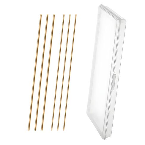 Wukesong 3PCS Brass Rods 5mm x 250mm, Length 25cm(10’), Diameter 5mm Round Brass Rod for Crafts DIY Model Garden Repairs in Saudi Arabia