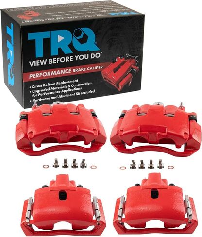 مجموعة الفرجار TRQ Brake Set متوافق مع 2007-2009 Chrysler Aspen Dodge Durango 2009-2010 RAM 1500 2011-2018 RAM 1500 in Saudi Arabia