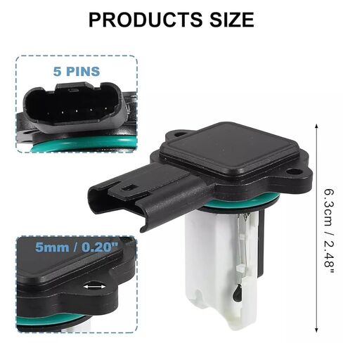 Mass Air Flow Sensor Meter FP3913215 Compatible with 1999-2001 Vitara 1.6L 1999-2000 Protege 1.8L, Mass Airflow MAF Sensor Replace OE 13800-65D00 in Saudi Arabia
