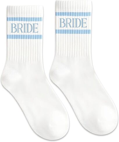 جوارب Lady & Home Bride ، لحفل البكالوريوس ، هدية وصيفات الشرف ، زينة المشاركة ، ملحق دش الزفاف ، العروس لتكون هدية (A-Black) in Kuwait