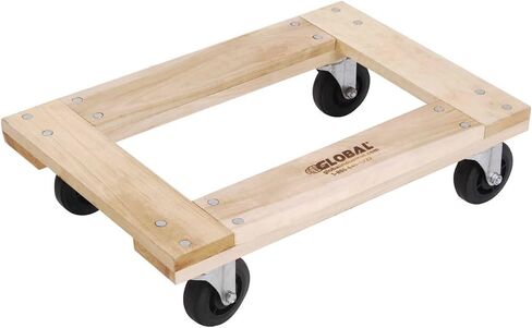 Global Industrial Hardwood Dolly - Open Deck, 36 x 24, 1000 Lb. Capacity in Kuwait