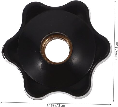 Angoily 6pcs Adjustable Plastic Grip Knob for Door Knobs Through Thumb Handle Nuts Versatile Durable Tool for Home Repairs and Mechanical Equipment in Saudi Arabia