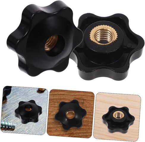 Angoily 6pcs Adjustable Plastic Grip Knob for Door Knobs Through Thumb Handle Nuts Versatile Durable Tool for Home Repairs and Mechanical Equipment in Saudi Arabia