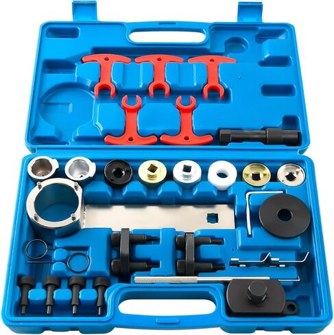 maXpeedingrods Engine Timing Tool Kit for VW for Audi 2.0, 2.4, 2.8, 3.0T, 3.2, 4.2, 5.2 Engine A4 A6 A6L A8 Q5 Q7 R8, T40133 T40070 303212 Camshaft Belt Tensioner Locking Alignment Tools Set, 16 PCS in Kuwait