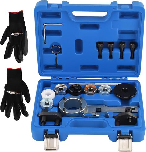 مجموعة أدوات توقيت محرك MaxPeedingRods لـ VW لـ Audi 2.0 ، 2.4 ، 2.8 ، 3.0T ، 3.2 ، 4.2 ، 5.2 محرك A4 A6L A8 Q5 Q7 R8 ، T40133 T40070 303212 MANTENSER MOOTER TENSKER SET ، 16 PCS in Kuwait