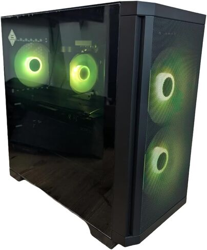 Centaurus Druid 5 Gaming PC, AMD Ryzen 7 7800X3D, Radeon RX 7600 XT 16GB, 32GB DDR5 RAM, 1TB NVMe SSD, Windows 11 PRO, 802.11AC WiFi. Upgradable Custom Computer with Glass Window and RGB Lights in Kuwait