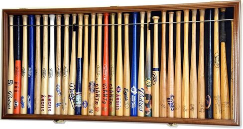 MINI 18 "البيسبول Mini Bat Display حامل خزانة الحامل W/98 ٪ للأشعة فوق البنفسجية قابلة in Kuwait