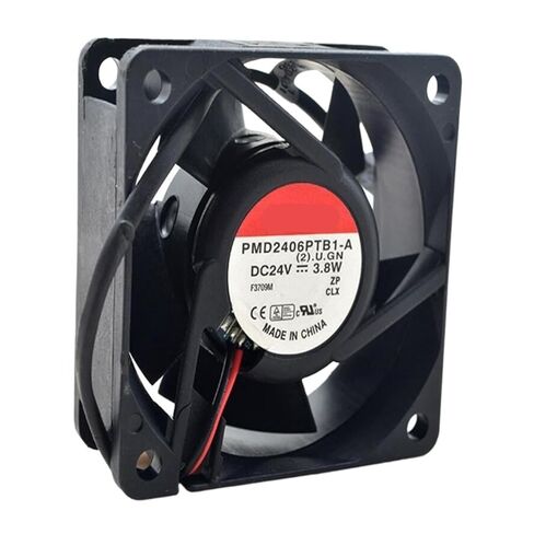 PMD2406PTB1-A 24 فولت 3.8 وات 6 سم 60 * 25 2 سلك مروحة عاكسة in Kuwait