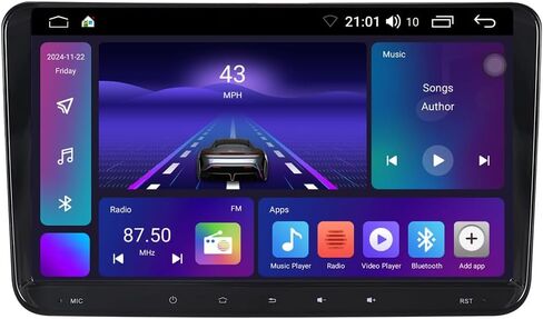 Asure 9inch 8core 4+64GB CAR Stereo Radio for VW Jetta A5 PACSAT B6 CC GOLF MK5 MK6 BEETLE EOS 2005-2010 ، Android GPS NAVIMANIS in Saudi Arabia