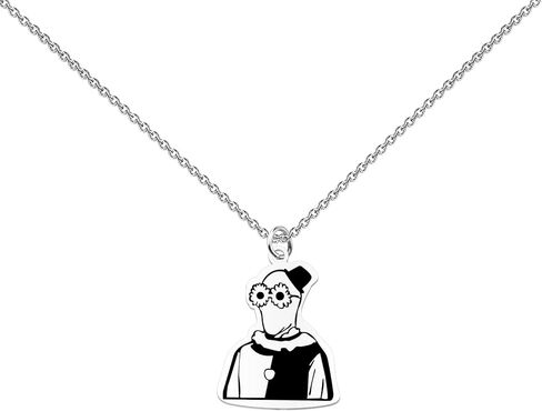 Gzrlyf Clownn Sunflower Necklace Horror Movie Terifer Fans Gift Sunflower Glasses Clownn Jewelry in Saudi Arabia