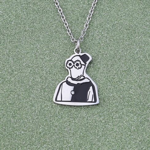 Gzrlyf Clownn Sunflower Necklace Horror Movie Terifer Fans Gift Sunflower Glasses Clownn Jewelry in Saudi Arabia