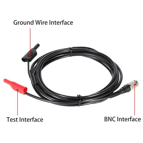 HT30A 2PCS Set Auto Test Leads BNC to Bananan Adapter Leads Hantek Oscilloscope Accessory Hantek HT30A in Saudi Arabia