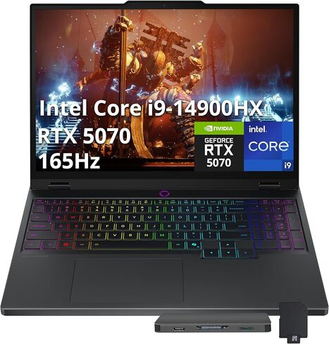 Lenovo Legion Pro 7i Gen 10 (2025 Model) Gaming Laptop, 16" OLED 16:10 2.5K 500nits 240Hz, NVIDIA® GeForce RTX™ RTX 5090, Intel Core Ultra 9 275HX, 32GB DDR5-6400, 1TB SSD, Wi-Fi 7, Per-Key RGB in Kuwait