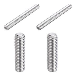 MECCANIXITY 4 Pcs M8-1.25 x 80mm Grub Screws, 304 Stainless Steel Cup Point Allen Head Screws Internal Hex Socket Drive for Bathroom Fixtures Repair Furniture DIY Project in Saudi Arabia