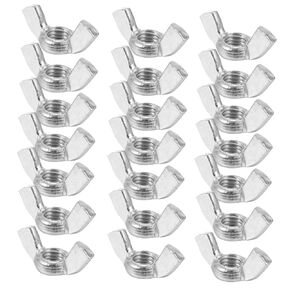 Holibanna 60pcs Sturdy Stainless Nuts Fasteners for Easy Hand Tightening and Resistant for Professional Maintenance in Kuwait
