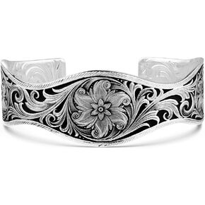 Montana Silversmiths السماوية سوار الكفة الريش in Saudi Arabia