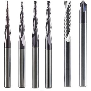 LYZYSNEJ مجموعات مطحنة نهاية كربيد مطحنة نهاية مربعة باستخدام الحاسب الآلي كربيد لقم النقش قاطعة الطحن مجموعة الأعمال الخشبية 4 مم عرقوب لقم توجيه لنحت الأدوات الخشبية (مجموعة 4 مم 9 قطع) in Kuwait