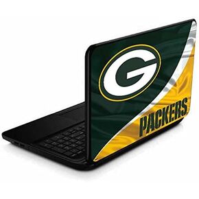 غلاف كمبيوتر محمول من Skinit متوافق مع 15.6 بوصة 15-d038dx - تصميم Green Bay Packers المرخص رسميًا من NFL in Kuwait