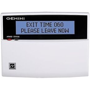 لوحة مفاتيح على شكل باب من سلسلة GEM-DK1CA Gemini DK مع برمجة EZ، وشاشة LCD، وموسع بأربع مناطق in Kuwait