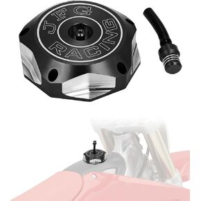 JFG RACING Billet Gas Fuel Tank Cap Cover for CRF450R 02-16 CRF450X 05-17 CRF450RX 17-18 CRF250R CRF250X 04-17 XR70R XR80 XR80R XR100R XR200 XR250 XR400 XR600L XR650L XR650R TRX400EX TRX450R-Red in Kuwait