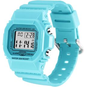 Women Digital Watch Watch Resport Watch Outdoor Wathronic Watch مع إنذار ، ساعة توقيت ، وضوء ليلي مضيئة الرجال العسكريين in Kuwait