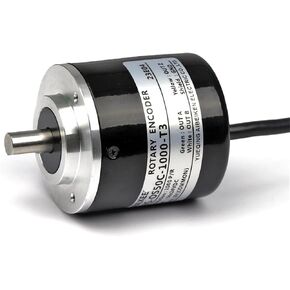 1Pcs 50mm Incremental Rotary Encoder Wtaer and Oil Proof 8MM Solid Shaft Magneto Electric Encoder E50S Encoder 100~5000 PPR(2000 PPR,Magneto Electric_Push-Pull Output) in Kuwait