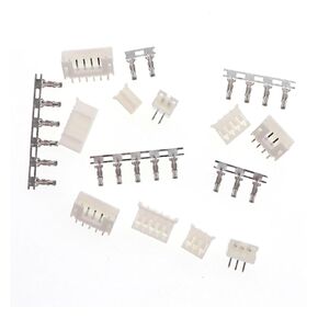 Fengpeng 10 مجموعات JST PH2.0 2/3/4/5 أطراف طرفية غلاف بلاستيكي ذكر قابس + موصل سلك مقبس أنثى 2P 3P 4P 5P 6P 8P 10P 12P (مقبس دبوس مستقيم، 10SET_9P) in Kuwait