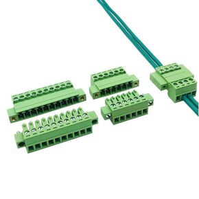 fengpeng 1/5/10 أزواج وصلة مؤخرة خالية من اللحام 15EDGRKM-3.81 مم ذكر أنثى وصلة طرفية 2edg 2P/3P/4P-16P قابلة للتوصيل (10 أزواج، 2P) in Kuwait
