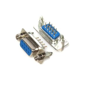 Fengpeng 5/10 قطع D-SUB DB9 DIP 9 دبوس مستدير PCB مستقيم RS232 موصل المنفذ التسلسلي 9P ذكر أنثى مجموعة برغي التوصيل محول المقبس صفين (DB9 أنثى، 10 قطع) in Kuwait