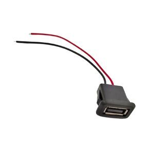 Fengpeng 1-10 قطعة USB 2.0 أنثى مقبس الطاقة USB2. موصل منفذ شحن 2/4 سنون مع كابل PH ومقبس شاحن سلكي كهربائي (أبيض 2P إلى PH، 10 قطع) in Kuwait