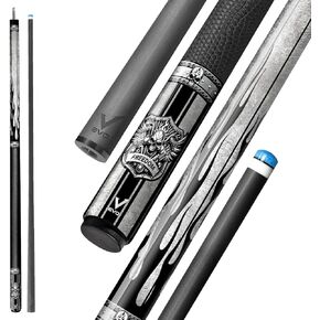 EVO Freedom Carbon Fiber Pool Cue Stick, Low Deflection Professional Pool Stick for Adults, 12.5mm TIME Standard Tip, 29" Carbon Fiber Shaft, Rad 3/8-8 Joint, Microfiber Leather Grip in Saudi Arabia