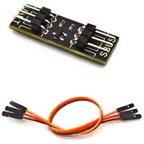 1Set SBUS to UART TTL Converter Module Adapter Board for RC Model Airplane Remote Control with Lines Compatible with Serial Port Devices(Adapter Board) in Kuwait