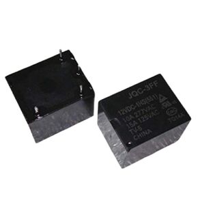 (5pcs) JQC-3FF Small Relay DC12V electromagnetic Relay 10A, a Set of Normally Open 4-pin Plug-in Type in Saudi Arabia