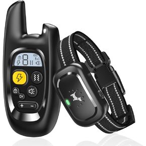 Dog Shock Collar with Remote - [2025 Newly Upgraded] Dog Training Collar for Small Medium Large Dogs, Rechargeable E Collar for Dogs Training, IPX7 Waterproof Electric Collar with Shock-Lock in Saudi Arabia