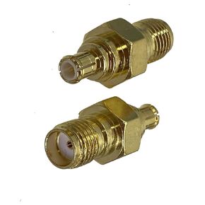 Fengpeng 1 قطعة محول موصل SMA أنثى جاك إلى MCX ذكر التوصيل RF محوري محول محطات الأسلاك 50ohm in Kuwait