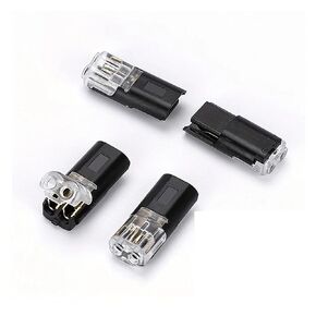 fengpeng 10/30/50 Pieces of D2 Dual line Interlocking Detachable LED, no Soldering, no Stripping Quick Connect Terminal Connector(50PCS) in Saudi Arabia