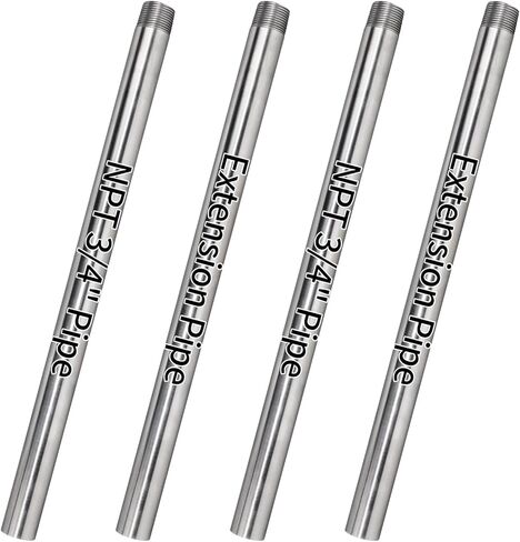 DEEFIINE 2-Pack 3/4" × 30" أنابيب فولاذية صناعية مناسبة لمشابك الأنابيب لأعمال النجارة in Kuwait