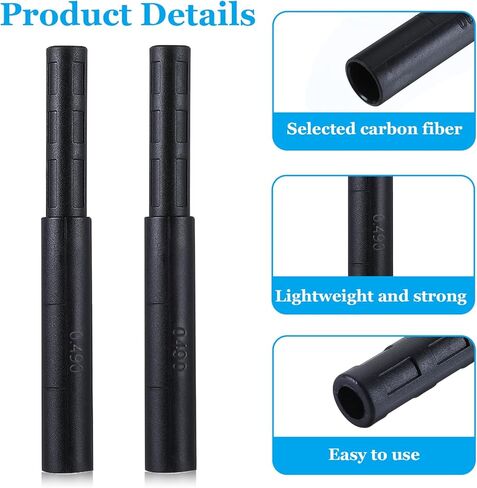 Quilax 2Pcs Golf Club Shaft Extension, Golf Club Extensions Steel Shaft Extension Putter Shafts Clubs Extensions for Wood Putter in Saudi Arabia