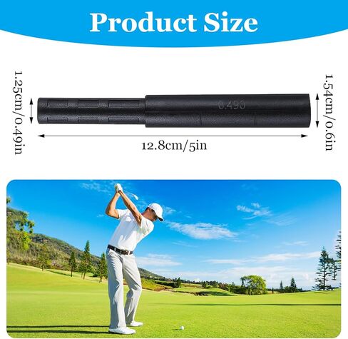 Quilax 2Pcs Golf Club Shaft Extension, Golf Club Extensions Steel Shaft Extension Putter Shafts Clubs Extensions for Wood Putter in Saudi Arabia