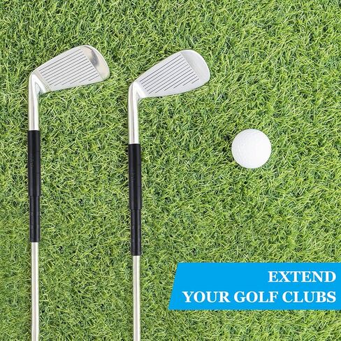Quilax 2Pcs Golf Club Shaft Extension, Golf Club Extensions Steel Shaft Extension Putter Shafts Clubs Extensions for Wood Putter in Saudi Arabia