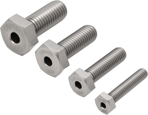 LT Easiyl 4 Pcs M6 M8 M10 M12 Stainless Steel External Hex Hollow Screws 30mm for Drilling Broken Studs Drill Bit Guides in Saudi Arabia