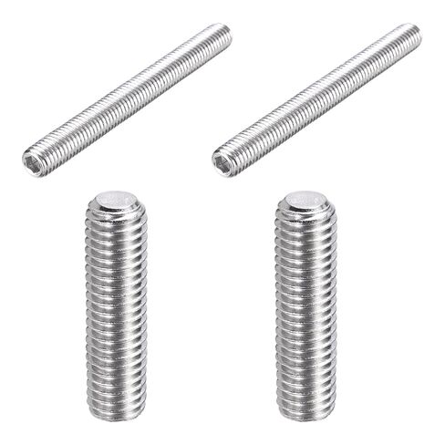 MECCANIXITY 4 Pcs M8-1.25 x 80mm Grub Screws, 304 Stainless Steel Cup Point Allen Head Screws Internal Hex Socket Drive for Bathroom Fixtures Repair Furniture DIY Project in Saudi Arabia