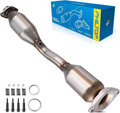 طقم محول الحفاز الخلفي Philtop مناسبة مباشرة من 2007-2009 Santa Fe 3.3L ، 2008 Sonata 3.3l-استبدال# 16604 ، 642057 من الفولاذ المقاوم للصدأ (EPA) in Saudi Arabia